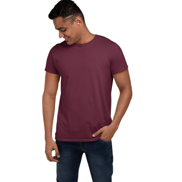 men-s-round-neck-plain-t-shirt-Maroon-regular-fit-t-shirt-goatprints