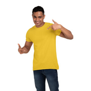 men-s-round-neck-plain-t-shirt-New-Yellow-regular-fit-t-shirt-goatprints