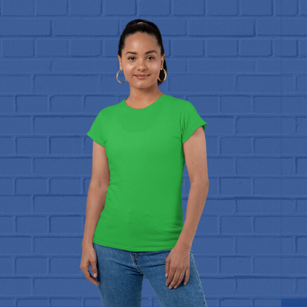 Flag-Green-round-neck-tshirts-for-Women-at-goatprints