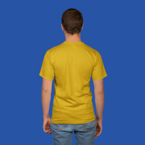 men-s-round-neck-plain-t-shirt-Musturd Yellow-regular-fit-t-shirt-goatprints