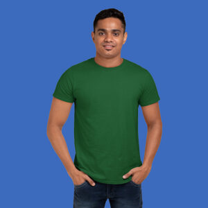 men-s-round-neck-plain-t-shirt-bottle-green-regular-fit-t-shirt-goatprints