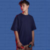 Buy-Navy-Blue-Oversized-Tshirts-for men-online