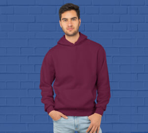 Buy Mens Maroon hoodie Online India