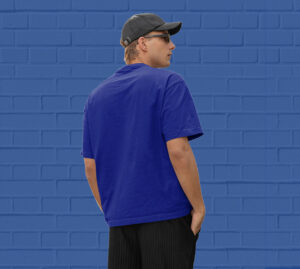 Buy-Royal-Blue-Oversized-Tshirts-for men-online